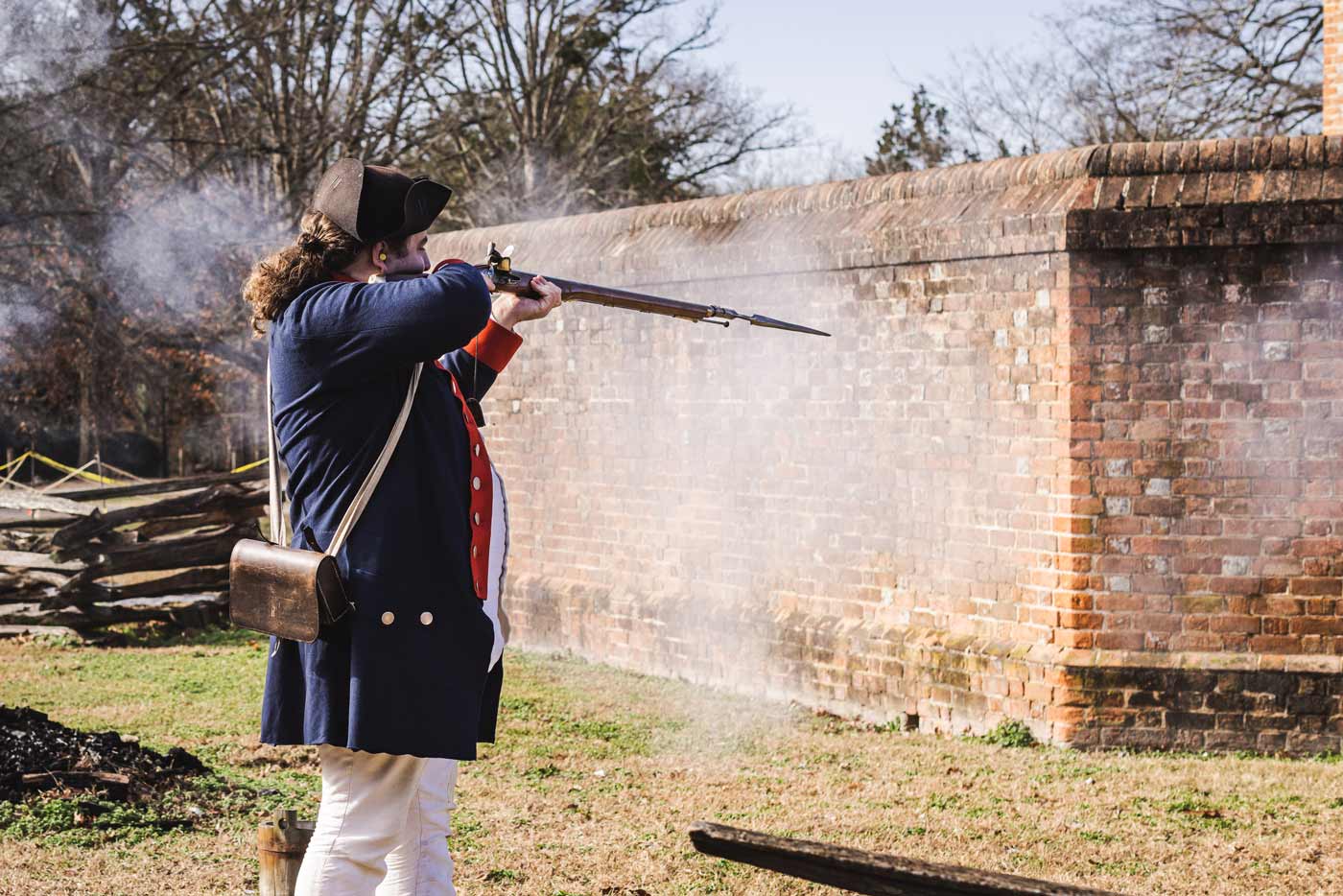 Colonial Williamsburg: Musket Demonstration 